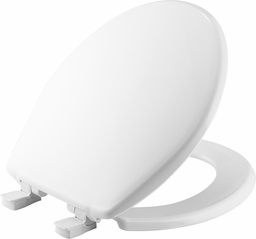[2000478] Round Easy-Clean Plastic Toilet Seat with Cover