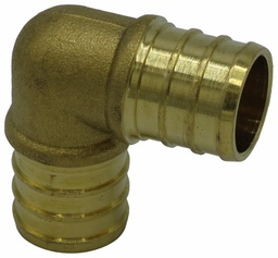 [7895220] 3/4" x 1/2" Brass Pex 90 Elbow NL