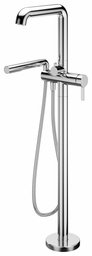 [3751300] Basico Floor Mount Tub Filler with Hand Shower