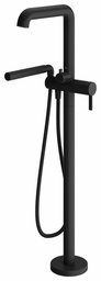 [3751360] Basico Pressure Balance Floor Mount Tub Filler with Hand Shower