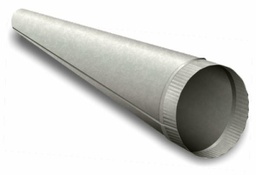 [5646512] 3" x 8" x 60" Oval (6") SL Pipe 30ga (per foot)