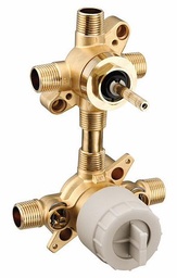 [5931129] M-Core Mixing Valve with Integrated 3 or 6-Function Transfer Valve - Copper