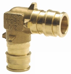 [1810910] 3/4 Q+E PEX BRASS 90° ELBOW