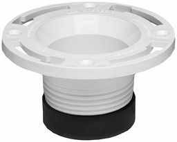 [3551750] 4" PVC Twist-N-Set Toilet Flange