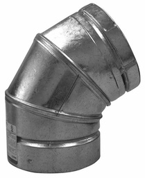 [5611260] 6" Double Wall 45 Degree Elbow 645EL