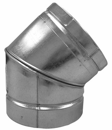 [5611740] 7" Double Wall 45 Degree Elbow 745EL