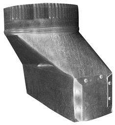 [5623230] 8" to 3.25" x 10" Range Hood Transition