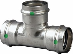 [6525140] 1-1/4X1-1/4X1 P/P STAINLESS STEEL TEE