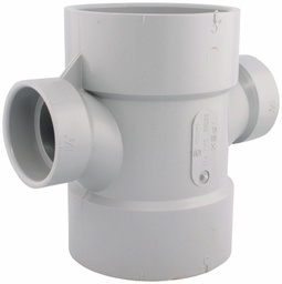 [7560445] 3" PVC DWV DOUBLE SAN TEE HxHxHxH SYSTEM 15