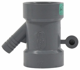 [7583520] 1 1/2"x1/2" PVC DWV DISHWASHER WYE HxHxHOSEBARB SYSTEM XFR