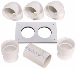 [7648242] 3" PVC FGV WALL TERMINATION KIT SYSTEM 636