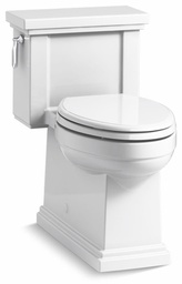 [2905510] Tresham Comfort Height 1-Piece Compact Elongated 1.28 GPF Toilet with Quiet-Close Seat