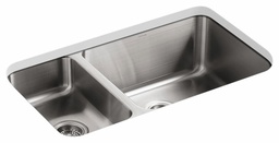 [2962915] Undertone 31-1/2" 1.5 Bowl High/Low Undermount Kitchen Sink