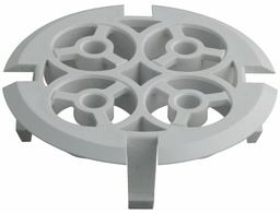 [5457330] WHITE PLASTIC DRAIN COVER 3"