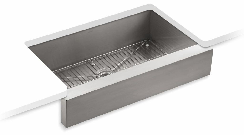Vault 35-1/2" 1 Bowl Undermount Farmhouse Kitchen Sink