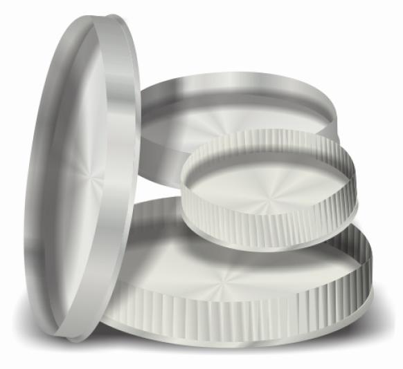 14" Round Plug Small End 0.025 (Aluminum)