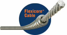 Flexicore Cable, 3/8 x 25 ft. with Female Connector25HE2