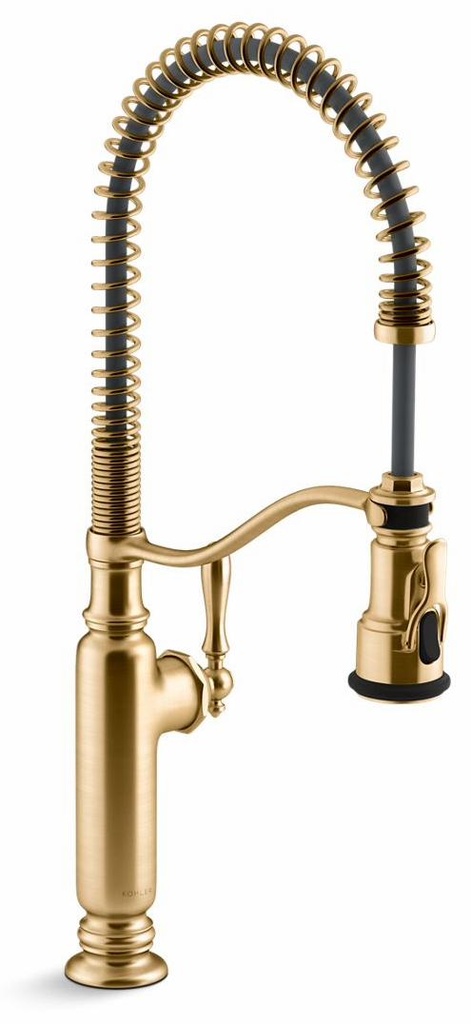 Tournant Semi-Professional Kitchen Faucet with Spring Pulldown Spray
