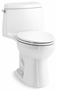 Santa Rosa 1-Piece 1.28 GPF Compact Elongated Comfort Height Toilet