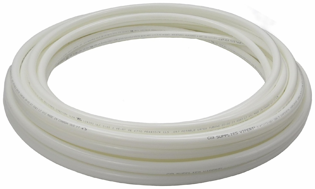 3/4" x 300' Coil Vipert Pipe (White)