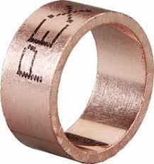 CBXCR5-B 1" Pex Copper Crimp Ring Black