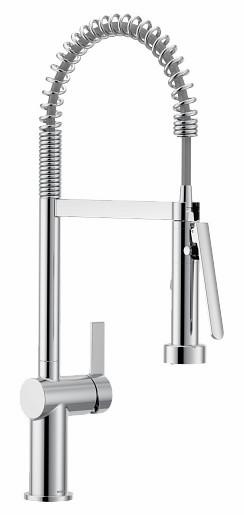 Cia Pre-Rinse Kitchen Faucet with Spring Pulldown Spray