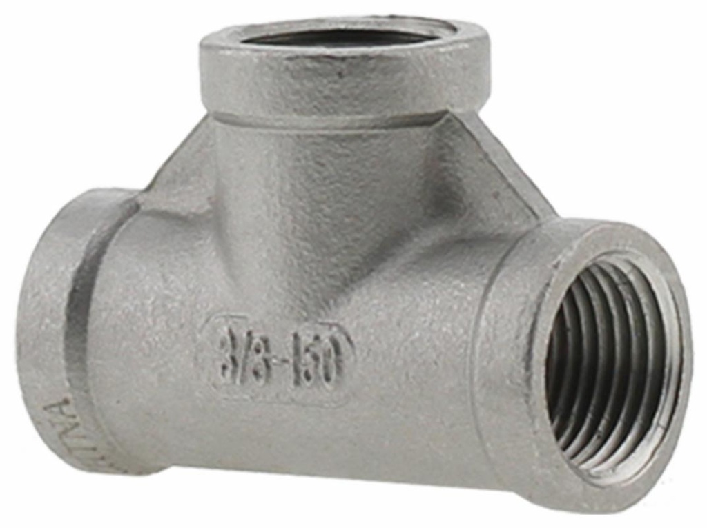 SS316T-03 - '3/8" 316SS Tee Iso4144'