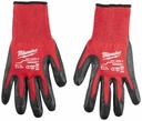 (6) CUT 3 NITRILE GLOVES - L