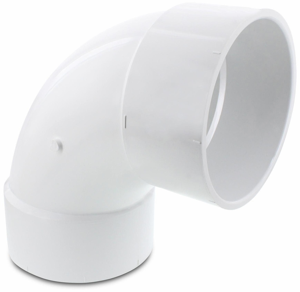 6"x90D PVC FGV ELBOW HxH SYSTEM 636