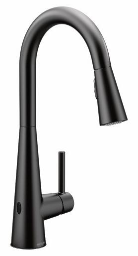 Sleek MotionSense Wave Kitchen Faucet with Pulldown Spray