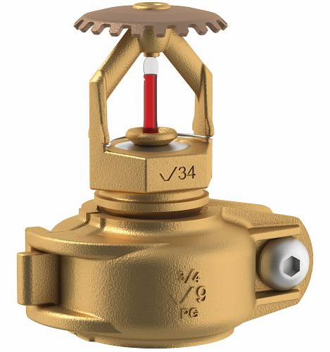 3/4" Quick Response 200F K8 Upright Pendent Sprinkler Head Brass FireLock V3402