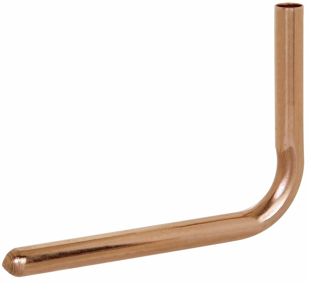 1/2" Cop x 6" x 7" Tub Spout Elbow