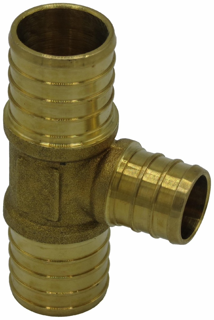 1" x 3/4" x 3/4" Brass Pex Tee NL