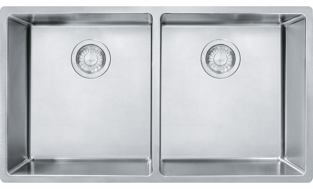 Cube 31-1/2" 2 Bowl Undermount Kitchen Sink