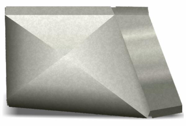 24" x 10" to 18" x 10" Duct Reducer 26ga