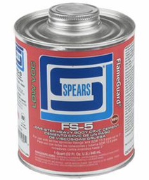 [7791030] 473ml FS-5 1-Step PVC Cement Red