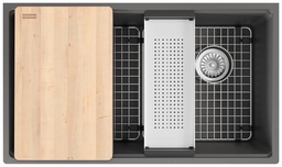 [4405703] Maris 33" Fragranite 1 Bowl Undermount Kitchen Sink with Accessories