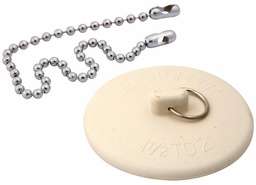 [5456947] 1-1/2" - 2" Bathtub Drain Stopper with Chain