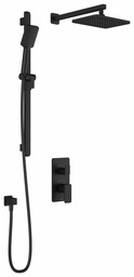 [3742450] Kareo TD2 Thermostatic Integrated Diverter Shower System with Wall Arm (less Valve)