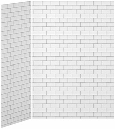 [3752740] 60 x 36 2-Panel Shower Wall Kit for Corner Installation