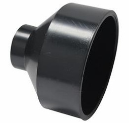[7629913] ABS DWV 4X1 1/2" RED CPLG HXH BLK