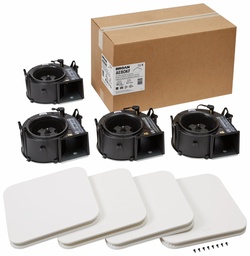 [5046660] Flex 80 CFM 0.7 Sone Ventilation Fan Finishing Pack (4 Grills and 4 Motor/Blower Wheels)