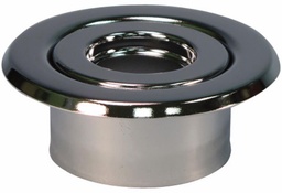 [6676510] 1/2" NPT x 3/4" Adjustable Recessed Eschutcheon Plate Bright White FireLock V27 (ea)