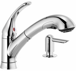 [3060208] Principals Kitchen Faucet with Pullout Spray and Soap Dispenser