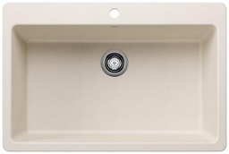 [1217237] Liven 33 1 Bowl Dual Mount Silgranit Kitchen Sink