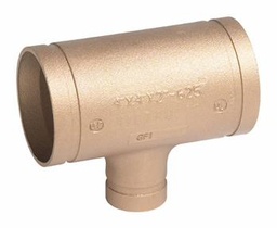 [6660692] 3" x 2-1/2" Grooved Wrot Copper Reducing Tee No. 625
