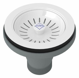 [2609040] SHAWS BASKET STRAINER WHITE