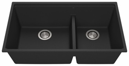 [3748745] Bacia 33" Granistone 2 Bowl Undermount Kitchen Sink