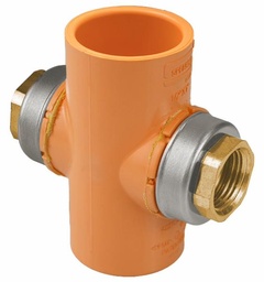 [3270806] 1/2X1 CPVC FlameGuardBack-To-Back Side Wall Cross 1-5/16-LL