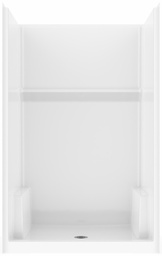 [6451910] Icon 48" x 34" Center Drain Alcove 1-Piece Shower